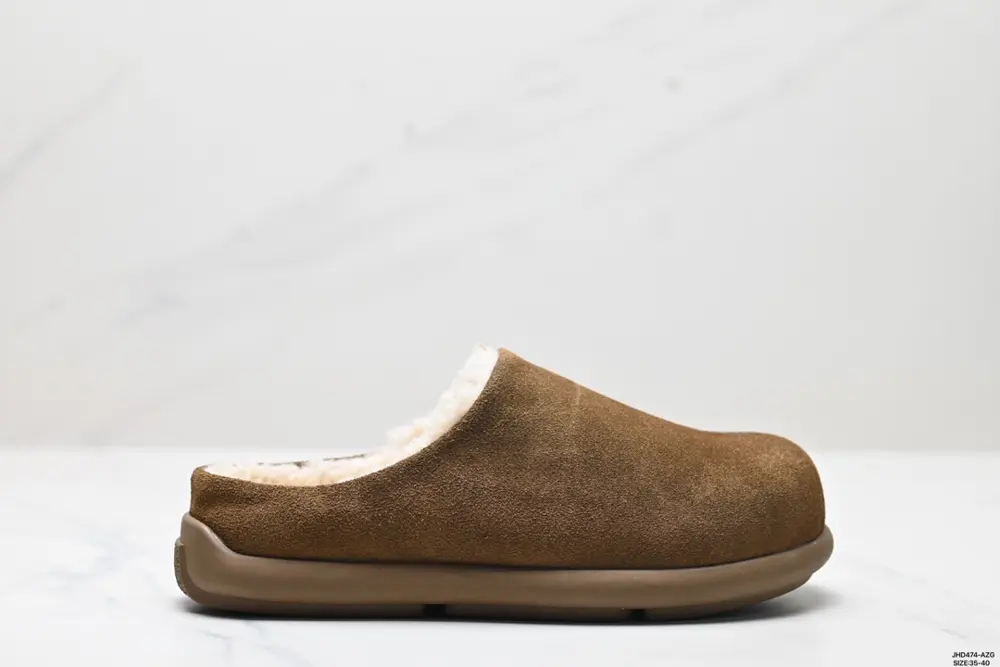 UGG retro all-match half-slip Birkenstock loafers