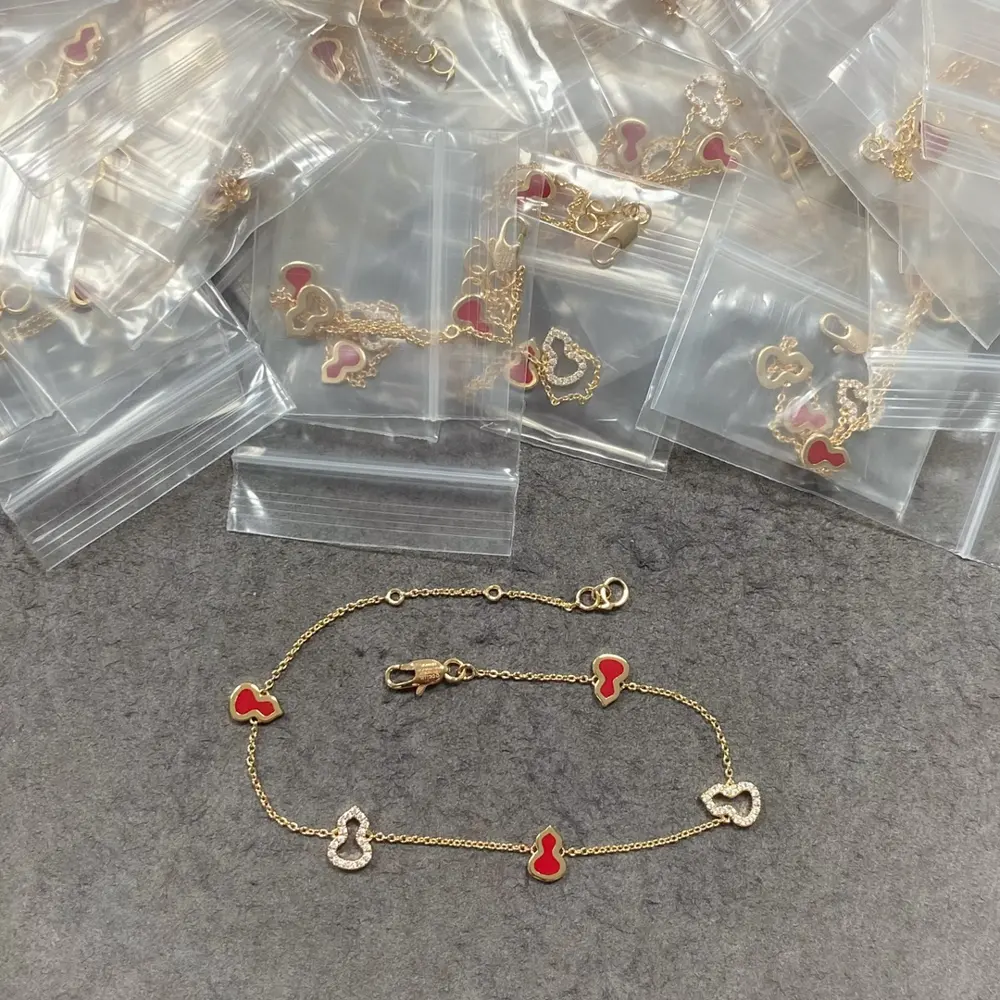 Qeelin Kirin Mini 5 Gourd Diamond Bracelet has arrived