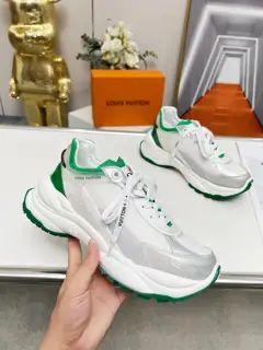Louis Vuitton Run 55 sneakers combine mesh fabric