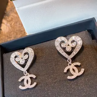 Chanel Earrings Necklace Choker