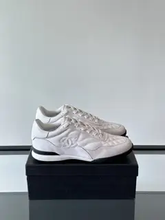 Chanel Panda Light Diamond Pattern Hidden Model Tennis Shoes Baseball Shoes