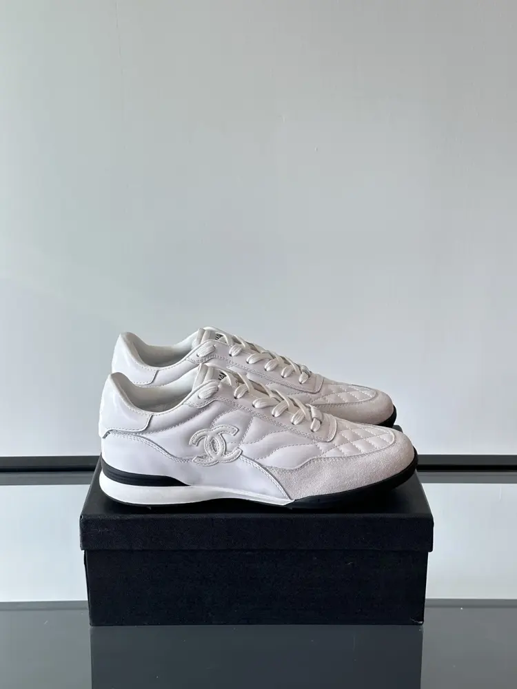 Chanel Panda Light Diamond Pattern Hidden Model Tennis Shoes Baseball Shoes