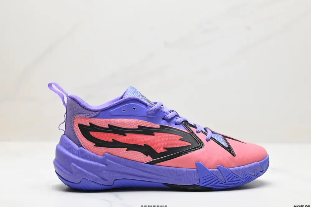 PUMA Scoot 1 Zeros Puma round toe lace-up non-slip low-top basketball shoes