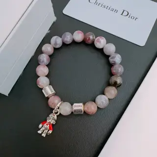 DIOR Multi-element agate Thai silver style bracelet