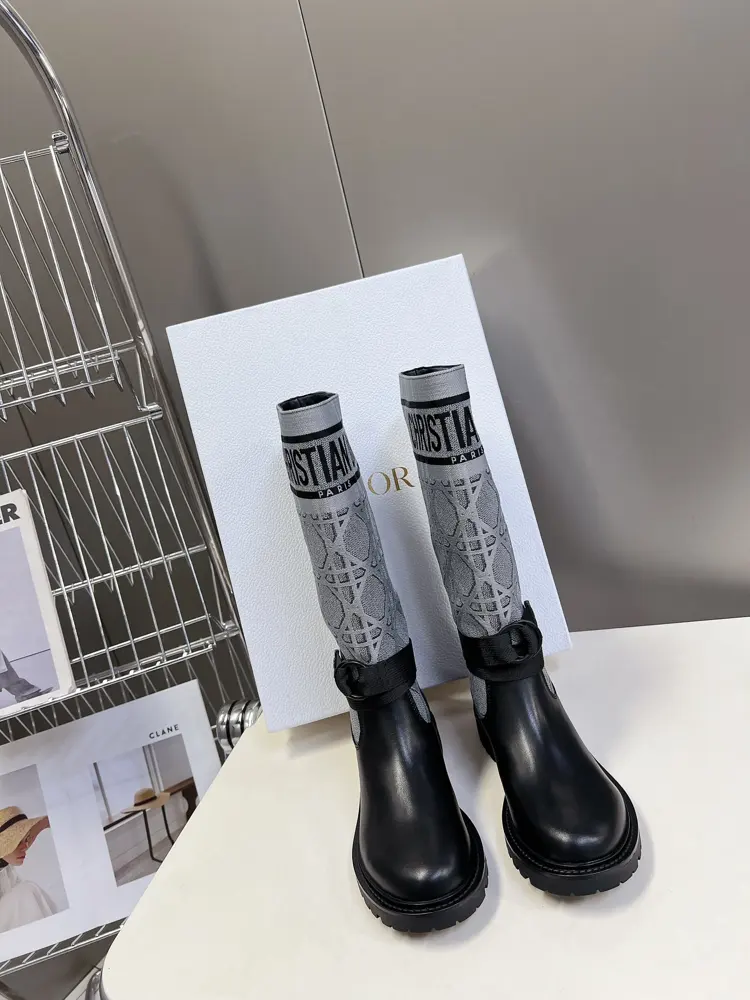 Dior’s classic fur-lined knight boots for autumn and winter