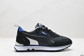 PUMA Rider FV Ivy League fabric leather retro easy to wear shock-absorbing wear-resistant 387672