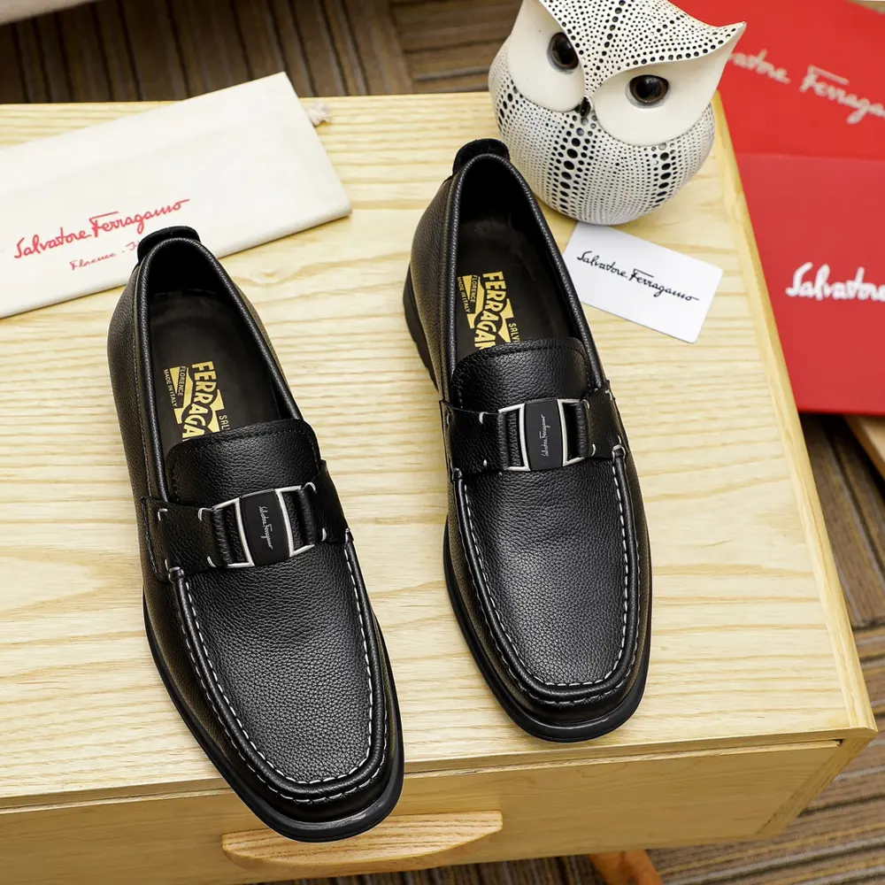 Salvatore Ferragamo casual slip-on shoes Official website original 1:1 mold