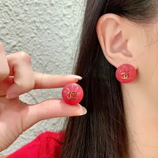 CHANEL style ear clip Earrings
