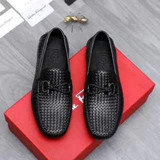 Salvatore Ferragamo business slip-on shoes