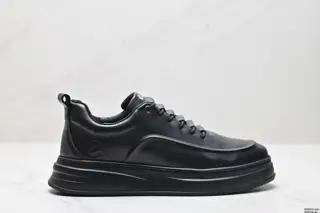 ECCO/ECCO leather casual shoes for men Autumn light and comfortable round-toe