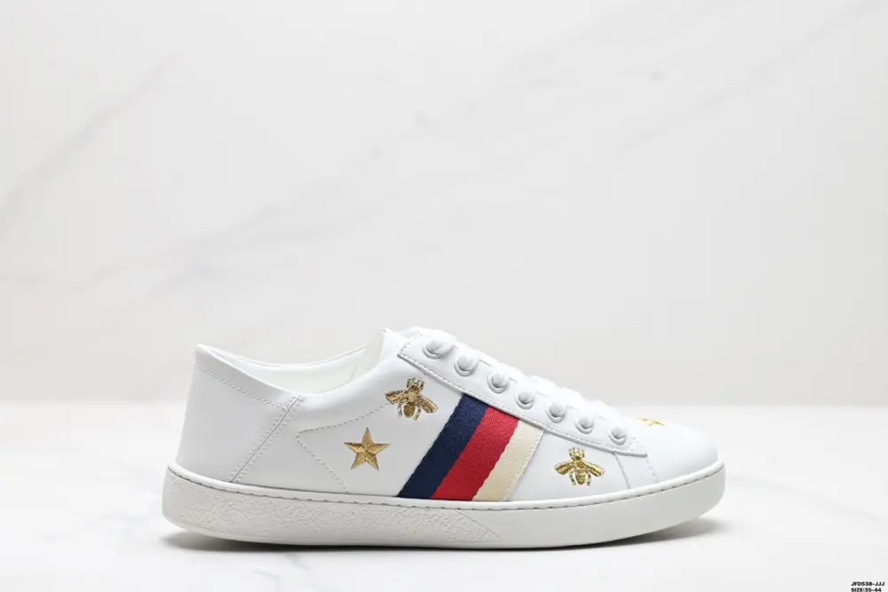 Gucci ACE leather embroidered bee fashion sneakers 429446