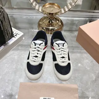 MiuMiu breathable mesh casual shoes