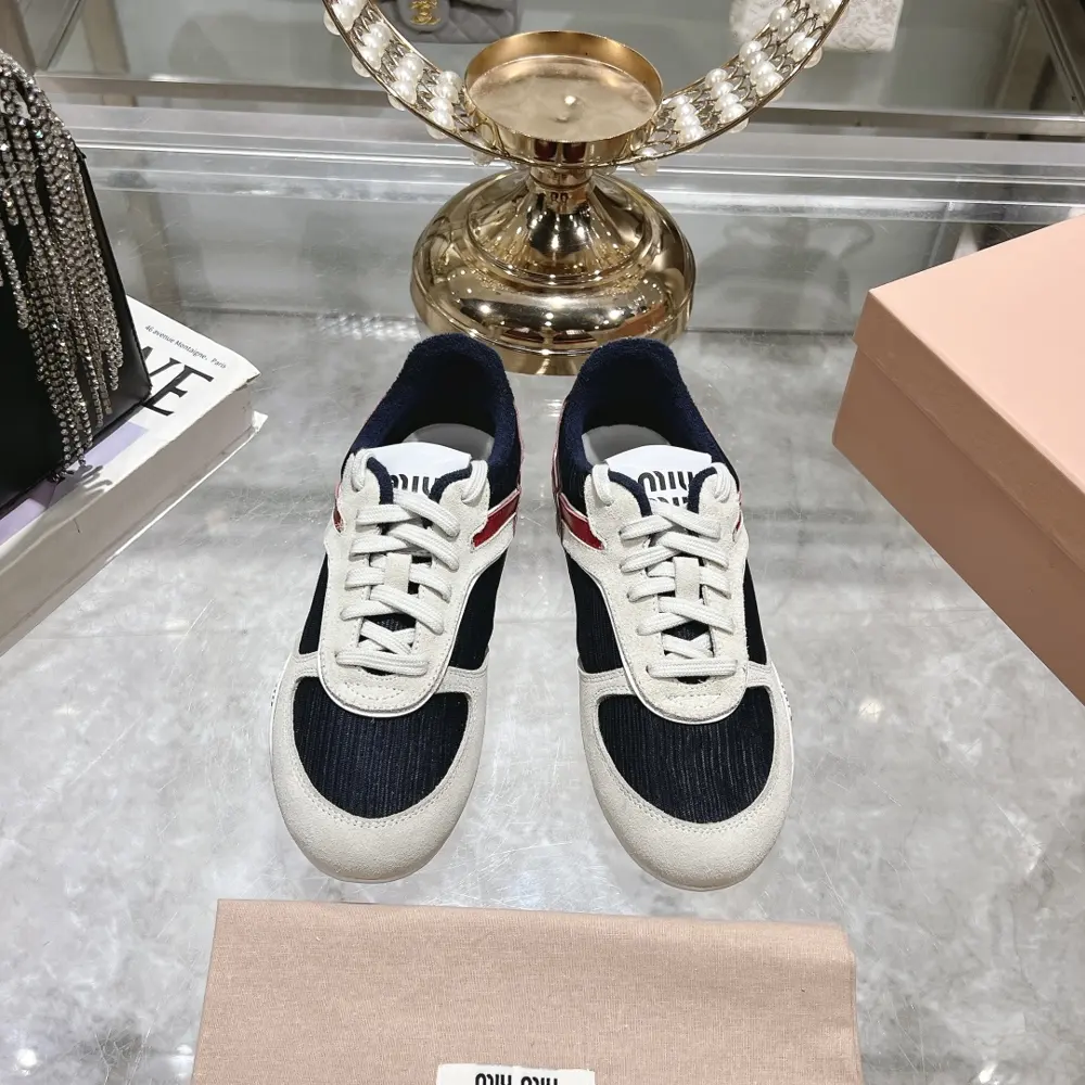 MiuMiu breathable mesh casual shoes