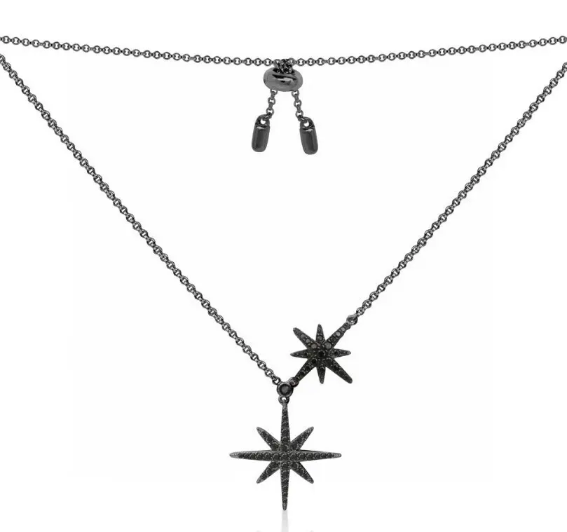 Apm monaco double star necklace