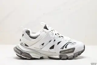 Balenciaga Sneaker Tess s.Gomma MAILLE WHITE/ORANGE 3.0 generation three generations of 542436