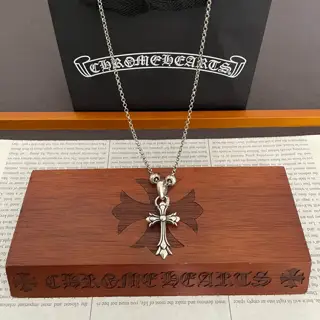 Chrome Hearts Classic Vintage Necklace Cross Pendant