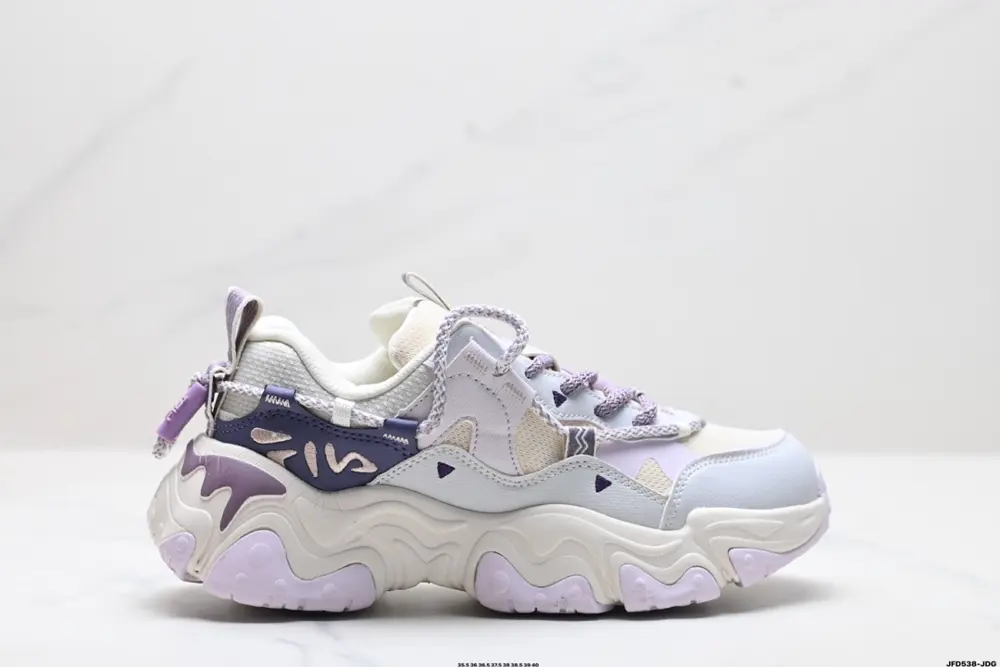 Fila FLUID 5 Cat Claw 5.0 Simple and comfortable Non-slip wear-resistant low-top dad shoes F12W432101FGO