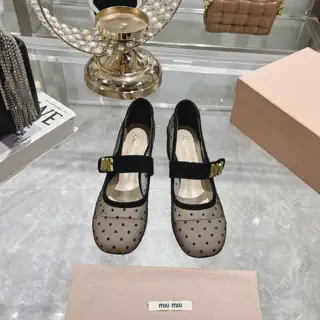 Dior 2024 Spring and Summer New Haute Couture Series C’est Thick Heel Square Toe Women’s