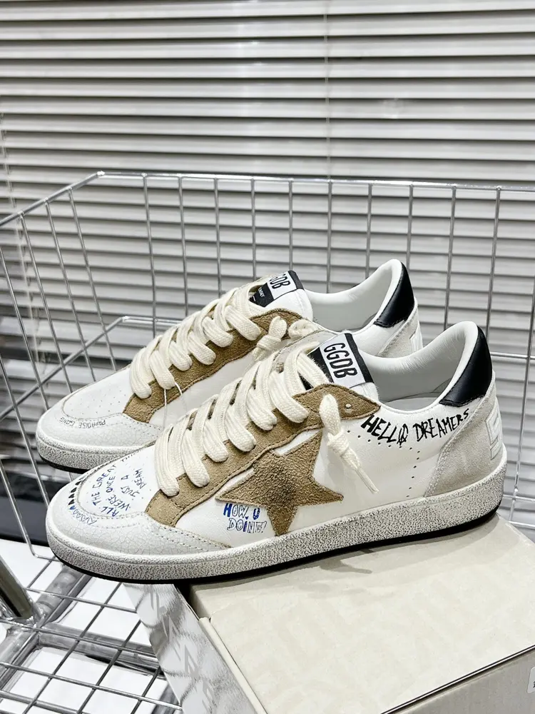 Golden Goose Deluxe Brand. Graffiti printed dirty shoes