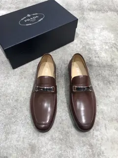 Prada casual leather shoes