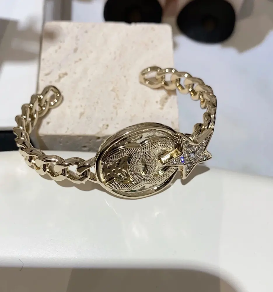 Chanel Star Gold Coin Bracelet