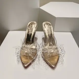 Christian Louboutin Bowknot High Heel Sandals