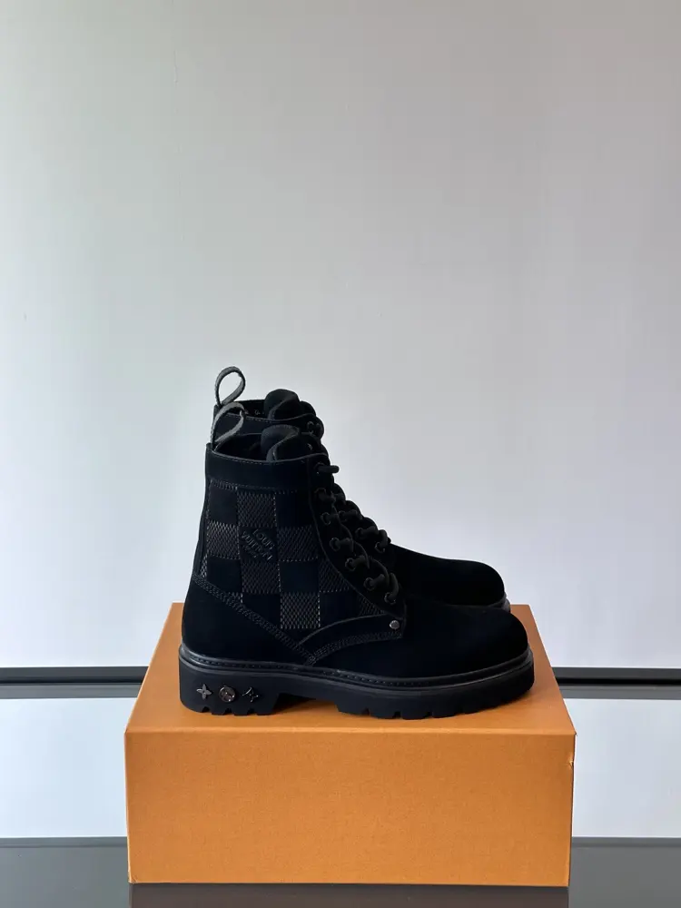Louis Vuitton thick-soled ankle boots Martin boots