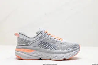 HOKA ONE W BONDI 7 Shawn Yue Same Style Functional Cushioning Running Shoes 1110518