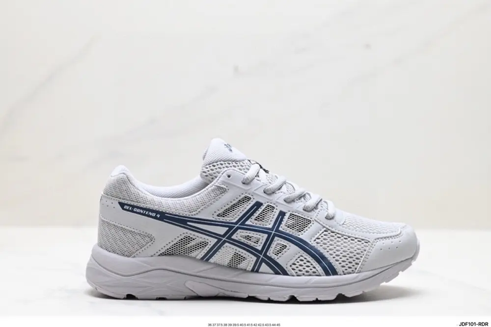 Asics/Asics breathable mesh upper with some synthetic leather material