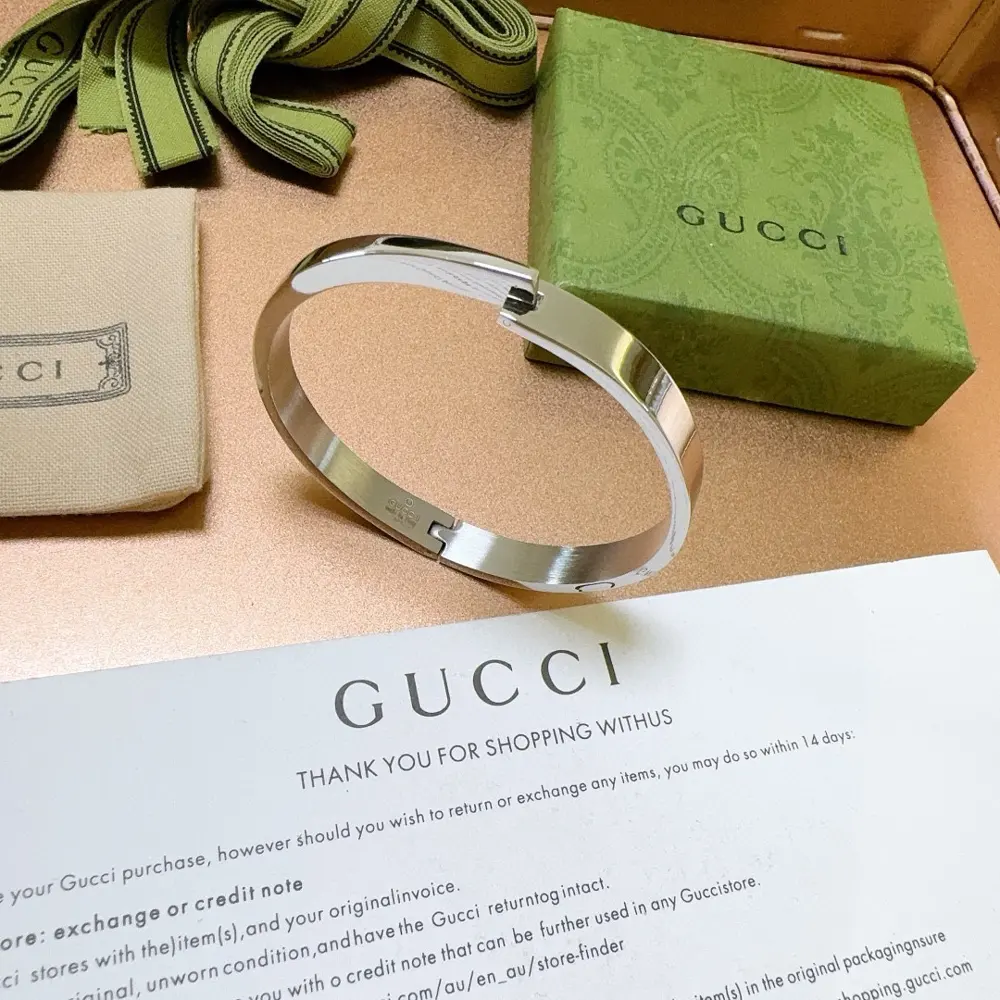 Gucci bracelets are handmade
