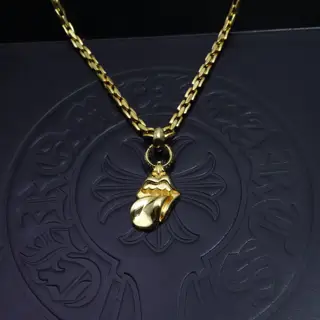 Chrome Hearts handmade craftsmanship Gold classic best-selling necklace