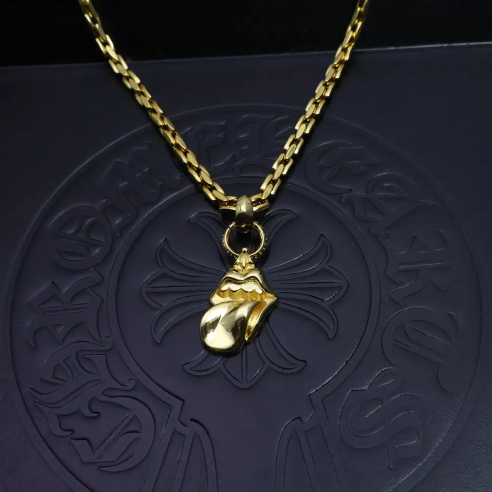 Chrome Hearts handmade craftsmanship Gold classic best-selling necklace