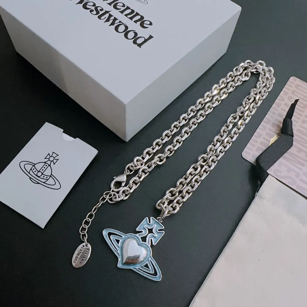 Vivienne Westwood Classic Large Saturn Necklace