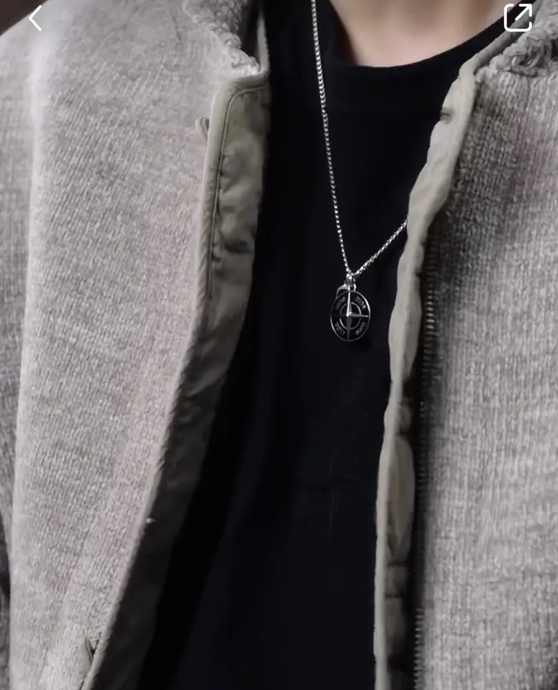 [Dior Stone Island co-branded Jay Chou necklace] Jay Chou and Jay Chou’s same style This