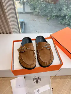 Hermès half-slippers
