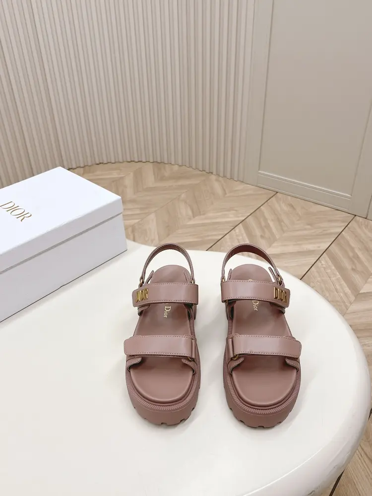 Dior classic Velcro high-heeled sandals and slippers series original replica high version