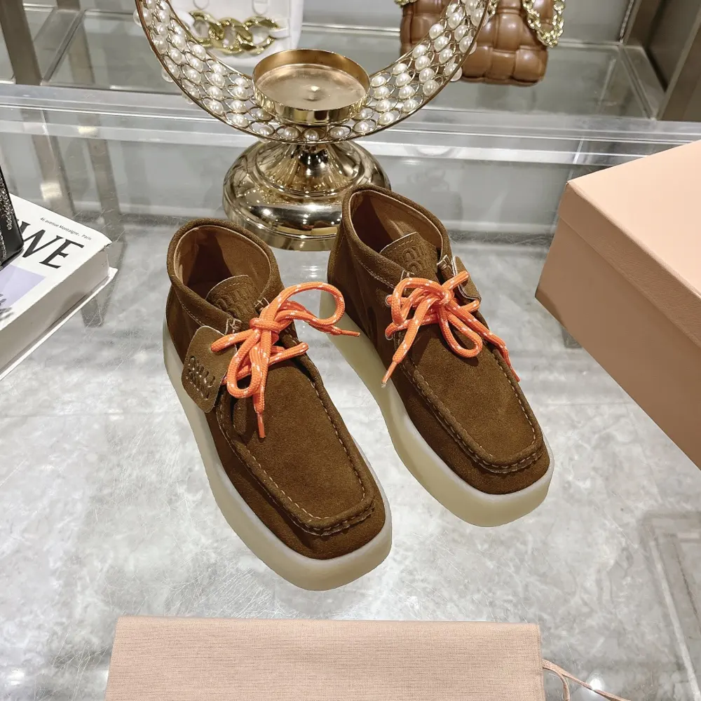 MIUMIU thick-soled short boots