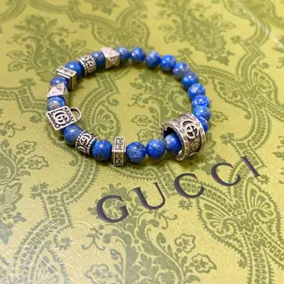 Gucci bracelet counter exquisite version natural lapis lazuli Gucci bracelet Lapis lazuli