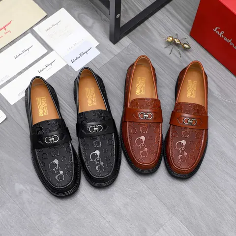 Salvatore Ferragamo business slip-on shoes