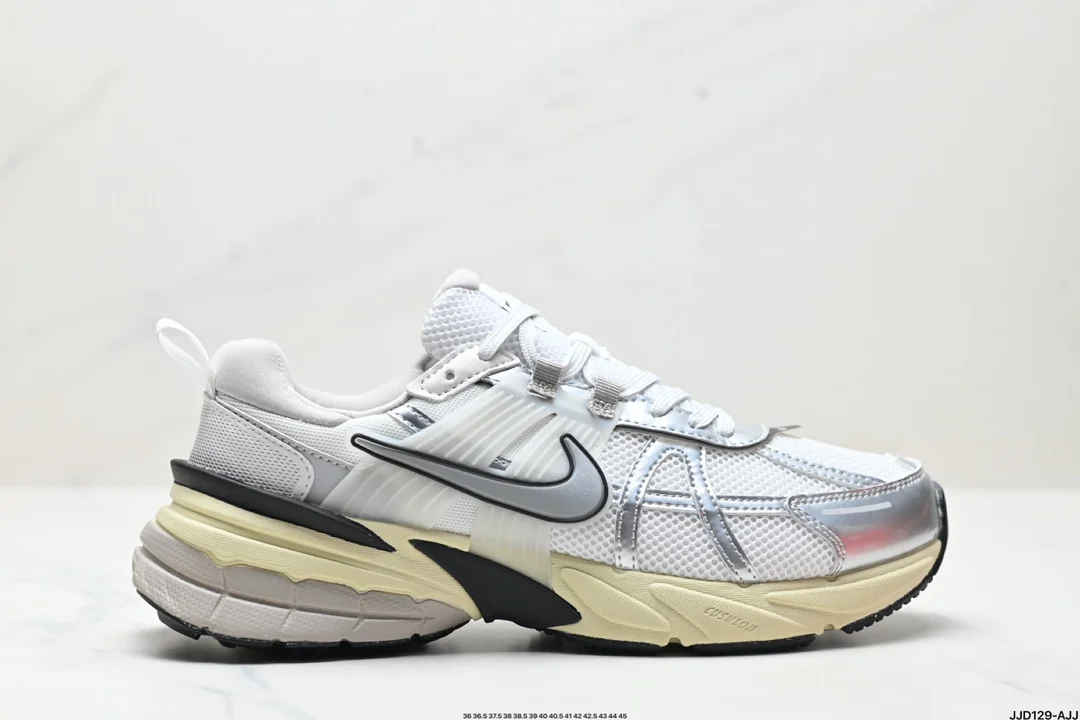 Nike Wmns V2K Runtekk Low “White Grey Pink” Retro Trend Series Future Retro Daddy Style FD0736-003