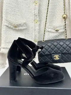 Chanel Double C Colorblock Bowknot Mary Jane Shoes