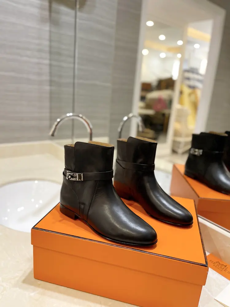 Hermes The most classic western combat boots