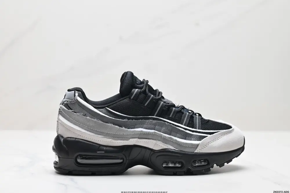 COMME DES GARCONS SHIRT x Nike Air Max 95 trendy non-slip lightweight low-top air cushion CU8406-001