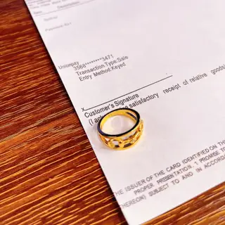 GUCCI Gold Horsebit Diamond Ring Size 6-11