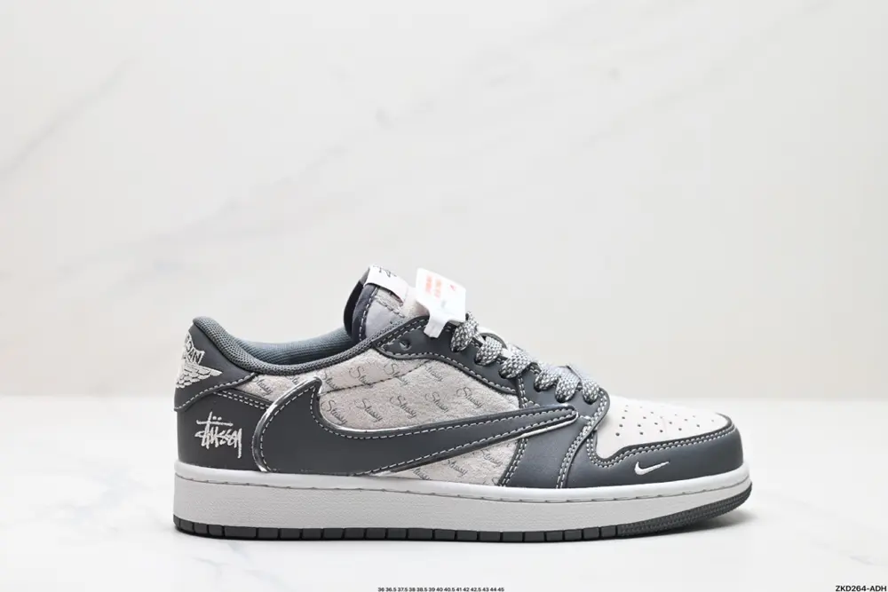 Nike AJ1 reverse hook Travis Scott x Air Jordan 1 “Reverse Mocha” AJ1 Joe 1 TS Lightning XZ3398-003