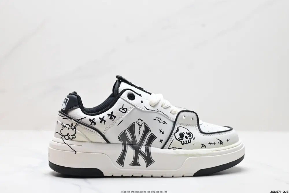 MLB Chunky Liner PU ‘DIY Customization’ Simple and stylish All-match Wrap-around Warm 3ASXCA12N