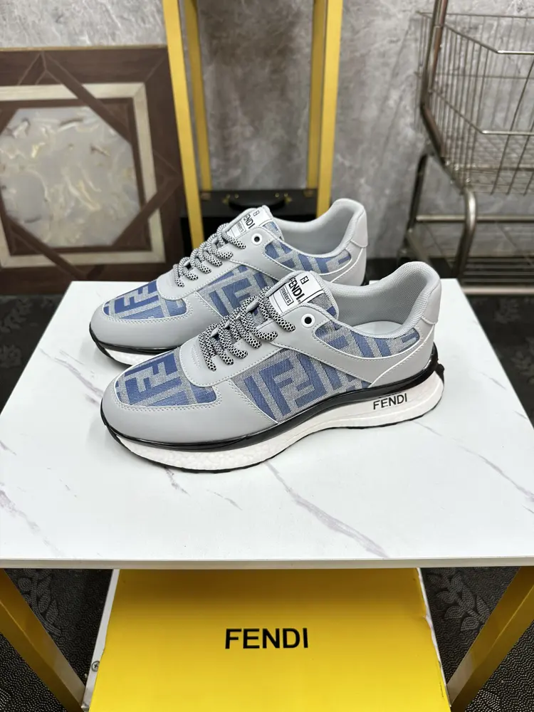 Fendi men’s new lace-up sneakers