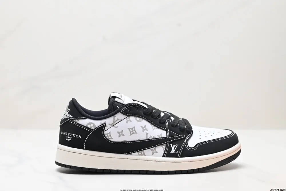 Nike AJ1 reverse hook Travis Scott x Air Jordan 1 ” Reverse Mocha “AJ1 Joe 1 TS Lightning LX1988-900