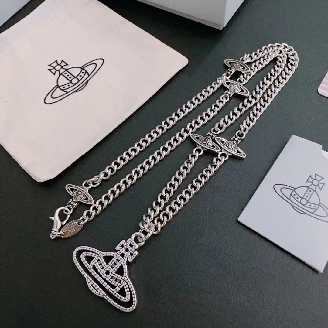 vivienne westwood necklace Saturn necklace