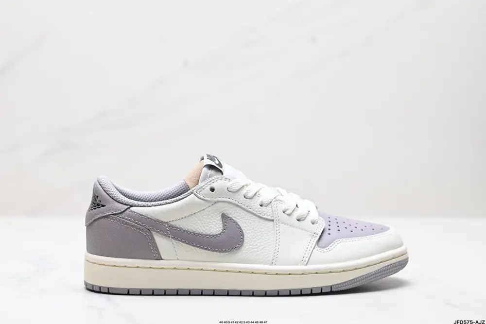 Nike AIR JORDAN 1 RETRO LOW OG white toe AJ1 low-top casual sneakers with official color CZ0790-001